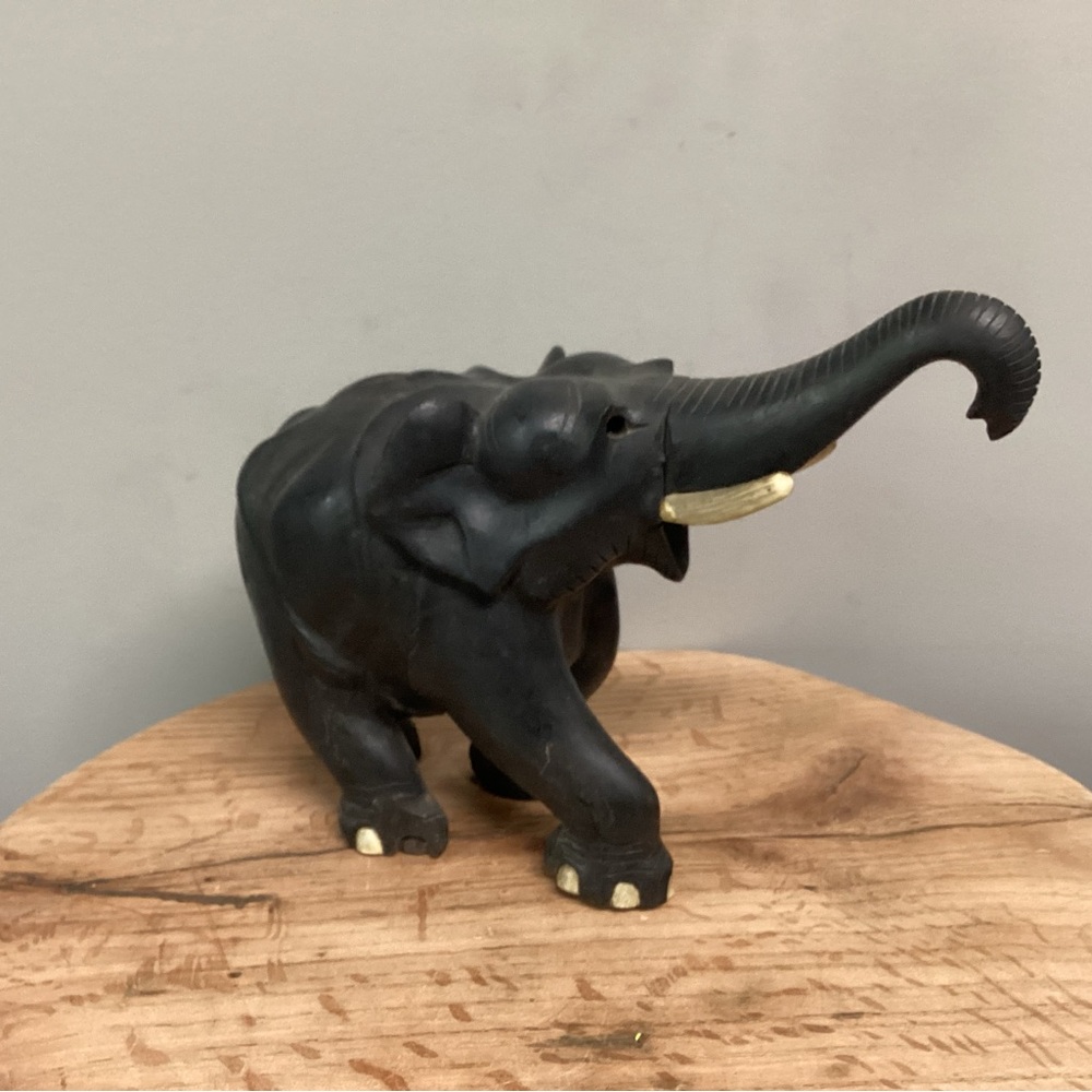 ⚫️ Vintage - Rare - Old - Solid Wood Crafted - Collectible - Hand Carved - Picture 5 of 16